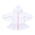thumbnail image 7 of WhouRiu Girls Knit Cover Up Dress Fashion Graphic Long Sleeve Hooded Zip Up Dresses With Pockets Kids Comfortable Cute Casual Wear,3-4 Years, 7 of 7