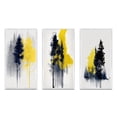 thumbnail image 2 of Designart "Majestic Forest Yellow III" Tree Framed Wall Art Set Of 3 - Yellow Tree Frame Gallery Wall Set For Home Decor, 2 of 6