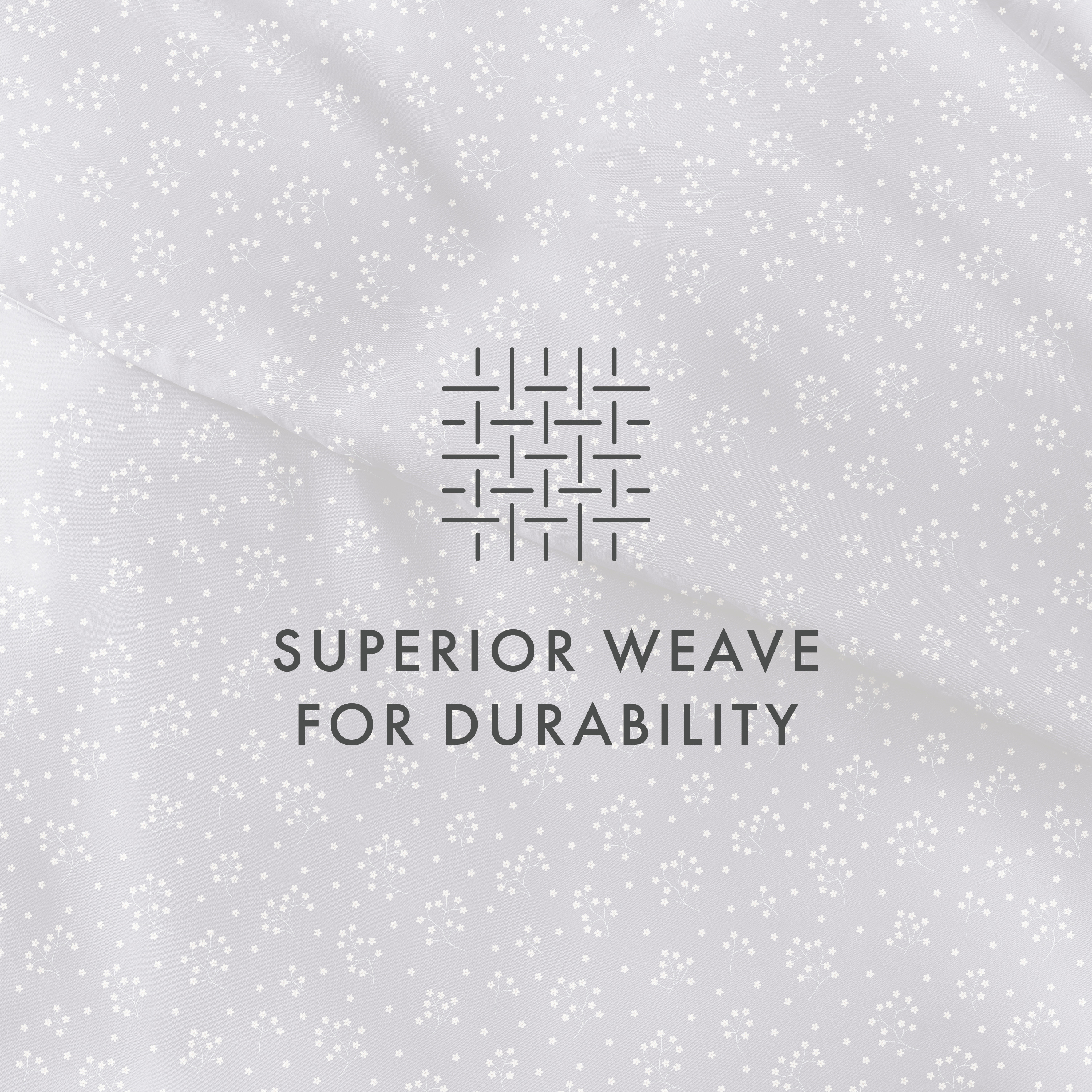 Noble Linens Navy Midnight Blossoms Pattern 2-Piece Duvet Cover Set, Twin/TwinXL