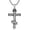 Orthodox, variant on St 925 Sterling Silver Saint Benedict Necklace Jesus Crucifix Pendant Patron Necklace