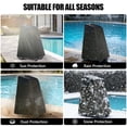 thumbnail image 7 of HOMEYA Outdoor Robotic Pool Cleaner Caddy Cover 420D Waterproof Vacuum Protector for Dolphin Polaris Hayward, 7 of 7
