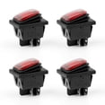 thumbnail image 1 of 4 Switch, Waterproof Rocker Switch, AC 16A/250V 20A/125V 4 Pin 2 Position, Panel Mount Rocker Switch for Electrical Products, 1 of 5
