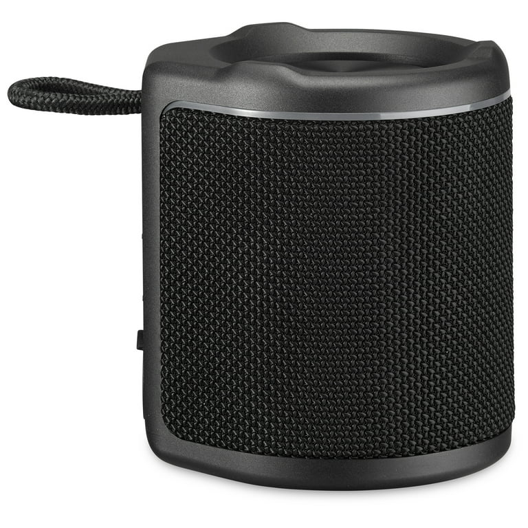 Portable Bluetooth Wireless Fabric Speaker in Black