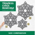 thumbnail image 5 of RealSteel Celtic Knot Symbols Metal Wall Art – Timeless Celtic Symbols | Made in USA (Black-12"), 5 of 5