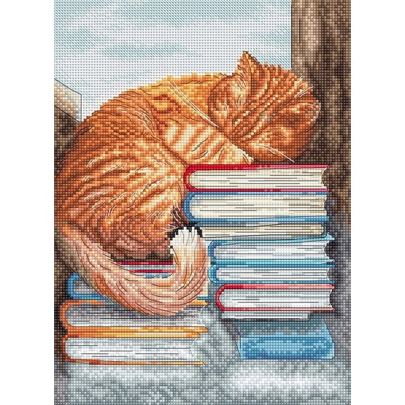 Wizardi LetiStitch Counted Cross Stitch Kit Afternoon nap L8095