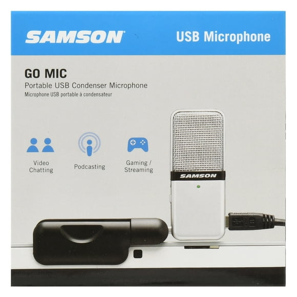 serveerster krullen Kostuums Samson Go Mic Portable Usb Condenser Microphone