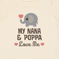 thumbnail image 4 of Inktastic Nana and Poppa Love Me Grandchild Elephant Boys or Girls Baby T-Shirt, 4 of 5