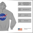 thumbnail image 6 of NASA Meatball Logo Unisex Hoodie Iconic American Astronaut Space Souvenir, 6 of 7