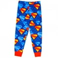 thumbnail image 3 of Superman Suit and Logos Boy's 4-Piece Pajama Set-Size 6, 3 of 5