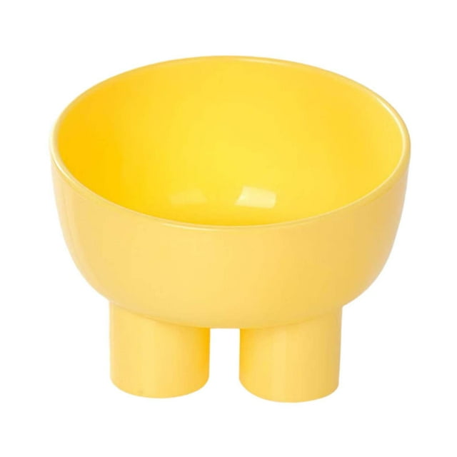GROWTH TANK Raised Cat Bowls Less Vomiting for Small, Medium and Large Cats Kitten Kitty Yellow