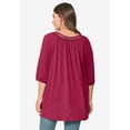 thumbnail image 2 of Ellos Women's Crochet Trim Tunic Tunic, 2 of 4
