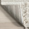 thumbnail image 3 of nuLOOM Risette Geometric Shag Tassel Area Rug, 8', Round, Risette Ivory, 3 of 9