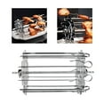 Stainless Steel BBQ Skewer Rack For Oven Roasting Kebabs & Lamb