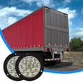 thumbnail image 4 of Tail Lights For Trailer Waterproof 4inch Round Red Amber LED Trailer Tail Lights 2PCS LED Tail Lights Kit For Rv Truck Trailer, 4 of 5