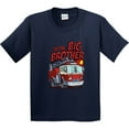 thumbnail image 3 of Inktastic Big Brother Fire Truck Youth T-Shirt, 3 of 5