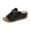 Black, variant on Sandals for Women Women's Fashion Casual Summer New Solid Color Beach Fish Mouth Thick-Soled Slippers