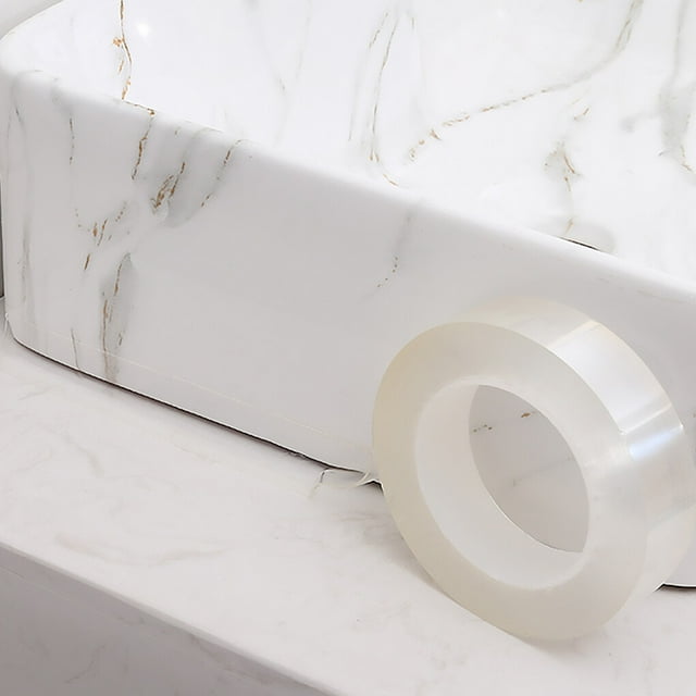 Kitchen Sink Transparent Tape Waterproof Anti-Mildew Self-adhesive Bathroom Strip Pool Water Seal 50mm Wide