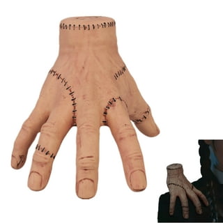 Beita Addams Family Cosplay Hand，The Thing Hand from Addams，Scary Halloween  Prosthetic Props Decorations Gift for Fans