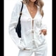 thumbnail image 1 of Blusa de Larga Abullonada Estilo Babydoll con Lazo Delantero para Mujer, Estilo Informal Y2K XL, 1 of 9