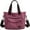 Fuchsia, variant on Women's Canvas Tote Purse Shoulder Crossbody Bag Small Handbag Multi-pocket Top Handle Work Bags