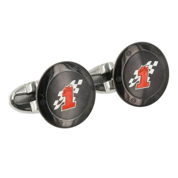 Nicky Hayden Kentucky Kid Moto Gp Racing #1 Black Stainless Steel Cufflinks Mens Adult Male