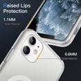 thumbnail image 6 of JETech Magnetic Case for iPhone 11 6.1-Inch Compatible with MagSafe, Translucent Matte Back Slim Shockproof Phone Cover (Frosted Clear), 6 of 6
