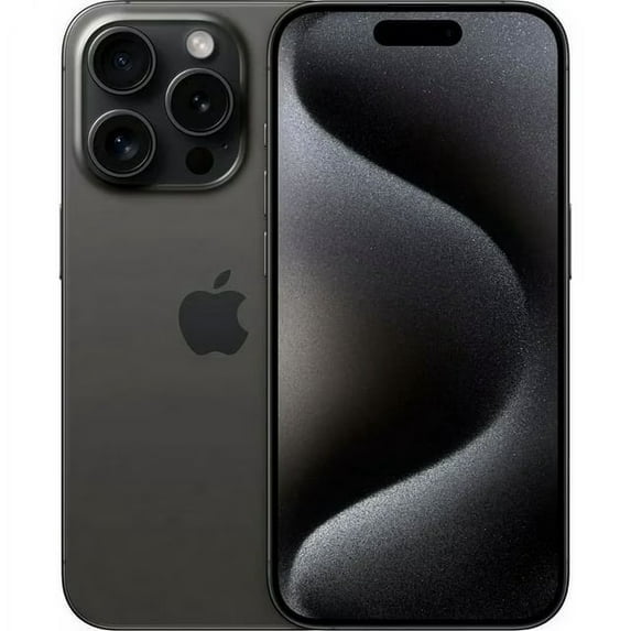 Unlocked, Verizon, AT&T, T-Mobile, Apple iPhone 15 Pro 256GB 8GB RAM, Cell Phones, Black Titanium MTQR3LL/A