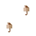 thumbnail image 1 of Gancho de pared Bewildely para sala de estar bolso colgador de bolsas soporte para ropa Tipo 1, 1 of 6