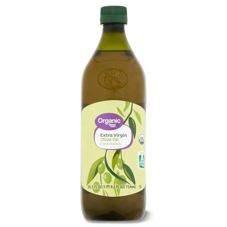 Great Value Organic Extra Virgin Olive Oil, 25.5 fl oz Plastic Bottle