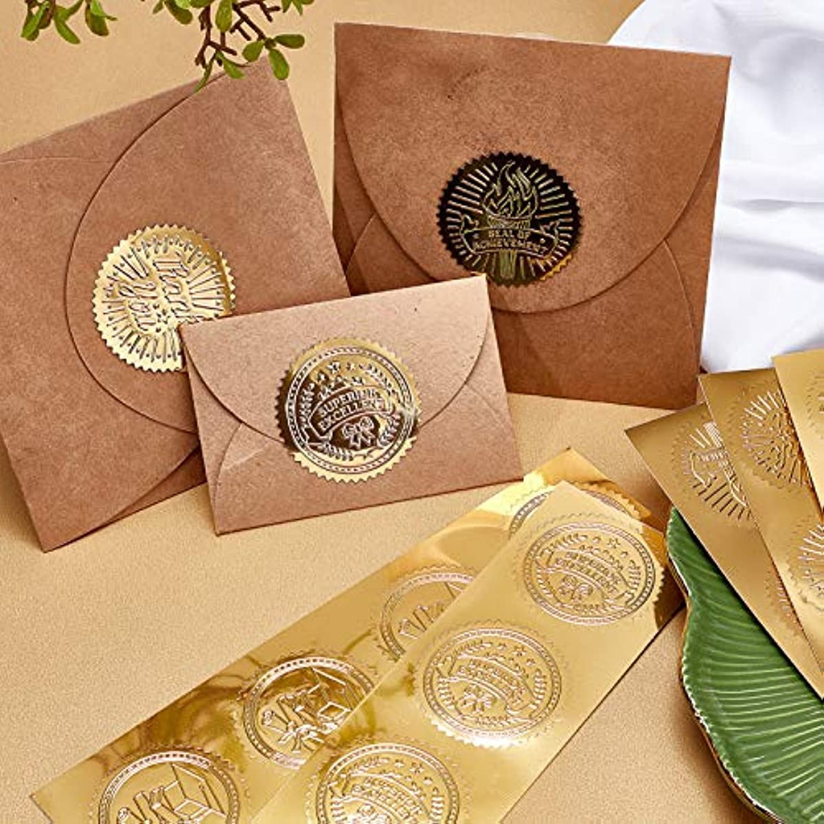  Pasimy 360 Pcs Gold Foil Embossed Certificate Seals 2 Round  You Make a Difference Self Adhesive Embossed Seals Gold Seal Stickers Medal  Decoration Labels for Envelopes Diplomas Certificates Awards 