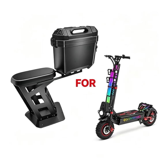 GLIDEZONE JL86 Model Electric Scooter Premium Seat with 30-Liter Storage Trunk for Adults