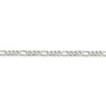 thumbnail image 3 of 925 Sterling Silver 4.25mm Figaro Chain 20 Inch, 3 of 5