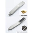 thumbnail image 5 of Manguera de ducha de acero inoxidable con acabado cromado, manguera de ducha flexible de repuesto universal, resistente a alta presión, a prueba de fugas, diseño sin torceduras, compatible con todos, 5 of 5