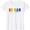 White, variant on Human Be Kind Rainbow Flag LGBT Pride Short Seelve T-Shirt