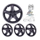 thumbnail image 1 of Tapones Polvera Universales Estrella Para Rin 14 Deportivos Titanium, 1 of 10