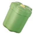 thumbnail image 4 of Desktop Trash Can with Lid, Large Opening Plastic Flower Shape Desktop Trash Bin Mini Paper Storage Basket for Home Office Gift, 4 of 8