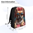 thumbnail image 4 of Balery French Bulldog In Sunglasses Mochila - Mochila Estilosa y Duradera para Laptop de 15 Pulgadas con Tela Oxford Impermeable, 4 of 8