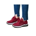 thumbnail image 5 of Gomelly Womens Sneakers Sport Running Shoe Knit Upper Athletic Shoes Comfort Walking Gym Outdoor Trainers Female Red 10.5, 5 of 5