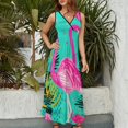 thumbnail image 4 of Flamingo Pattern Art Sleeveless Dress Women's Summer Suit Dresses for Women 2025 Luxury Party Dress, 4 of 7