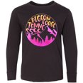 thumbnail image 3 of Inktastic Pigeon Forge, Tennessee- Mountains in Sunrise Colors Long Sleeve Youth T-Shirt, 3 of 5