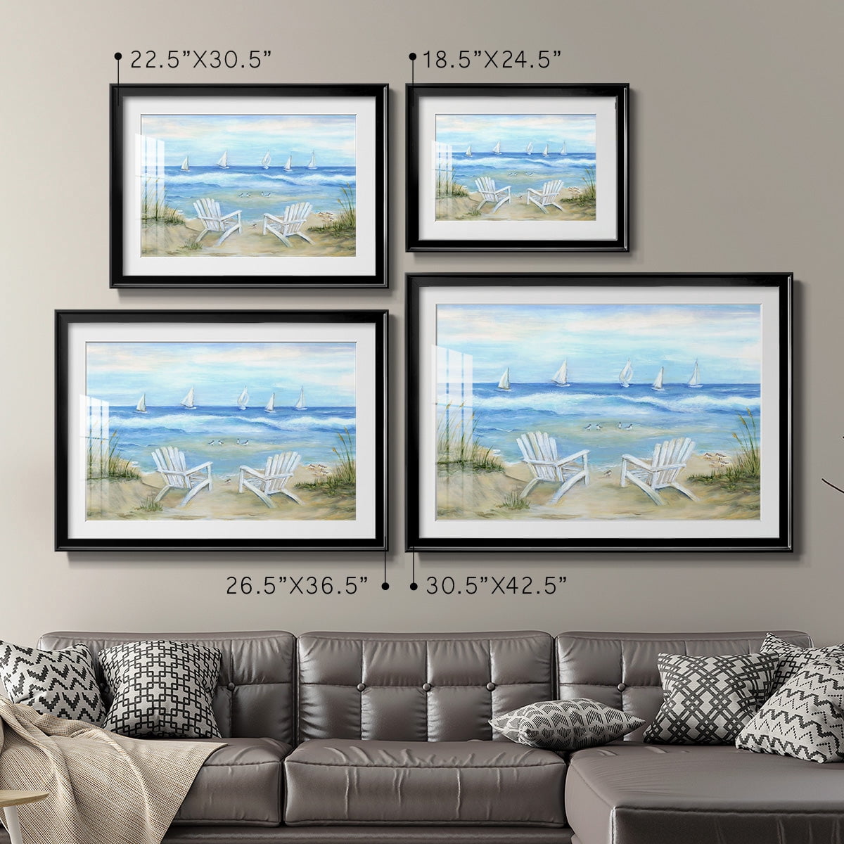 Seaside Escape Premium Framed Print - Ready to Hang