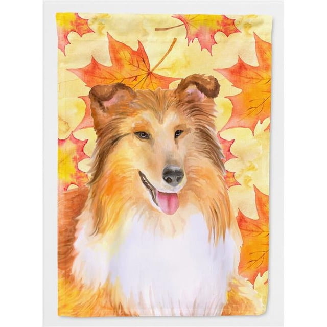 Carolines Treasures BB9981GF Sheltie Fall Flag - Garden Size