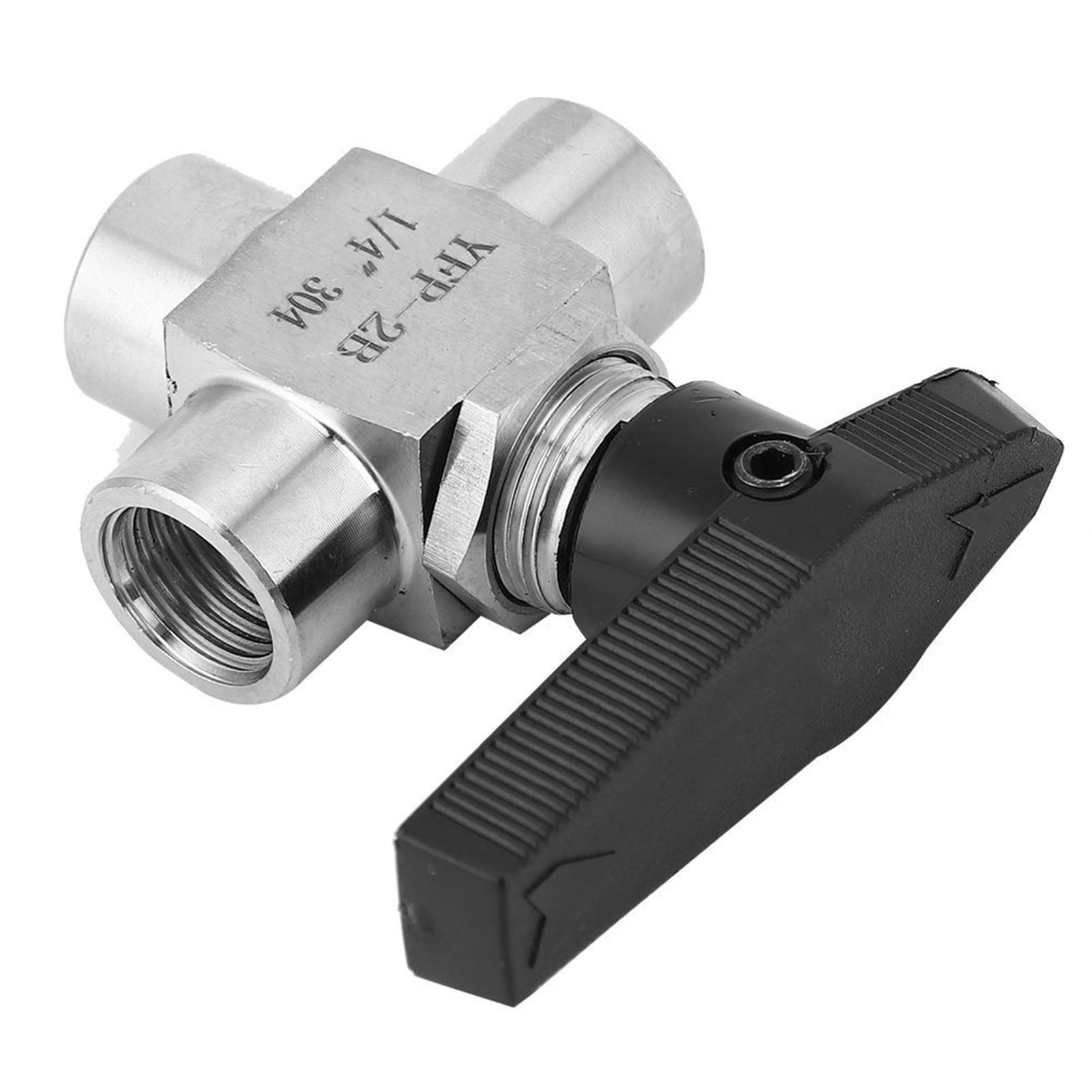 Stainless Steel Water Saving 3 Way Ball Valve Thread, Stainless Steel