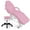 Pink, variant on Costway 72" Massage Bed with Hydraulic Stool Adjustable Backrest & Legrest Storage Boxes Black