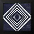 thumbnail image 2 of Lewis, Sheldon 15x15 Black Modern Framed Museum Art Print Titled - Indigo Geometrical Gem 4, 2 of 5