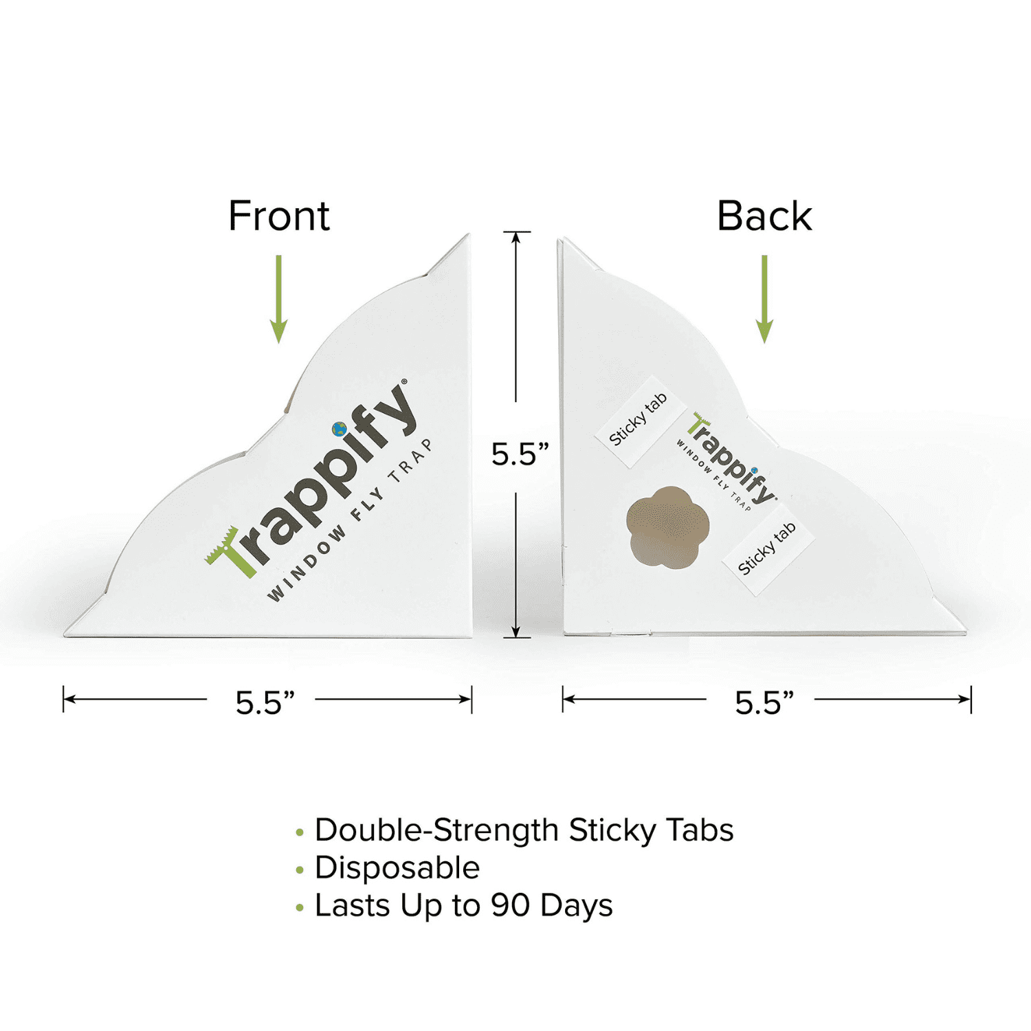 Trappify Hanging Fly Traps Outdoor: Fruit Fly Traps for Indoors | Fly  Catcher, Gnat, Mosquito, & Flying Insect Catchers for Inside Home -  Disposable