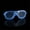 Blue 6G1, variant on Flashing LED Party Glasses, Qiopertar Under $5 Flashing LED Multi Color 'Slotted Shutter' Light Up Show Party Glasses