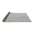 thumbnail image 2 of Ahgly Company Indoor Square Abstract Gray Modern Area Rugs, 8' Square, 2 of 4