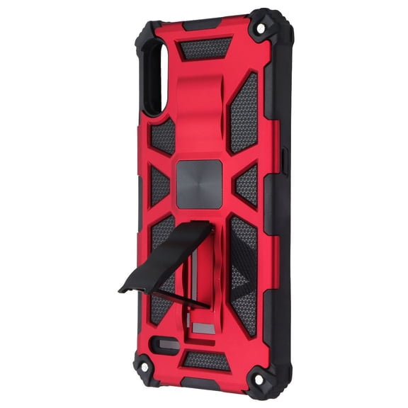 MyBat Rugged Kickstand Case for LG K22 - Red / Black