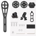 thumbnail image 1 of GLFILL Bike Computer Mount Aluminum Alloy Bike Extension Computer Bracket Light Stand Black, 1 of 8